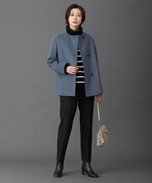 J.PRESS LADIES（LARGE SIZE）(J．プレス　レディス（大きいサイズ）)/【洗える】MERINO CASHMERE オフタートル ボーダー ニット/img05