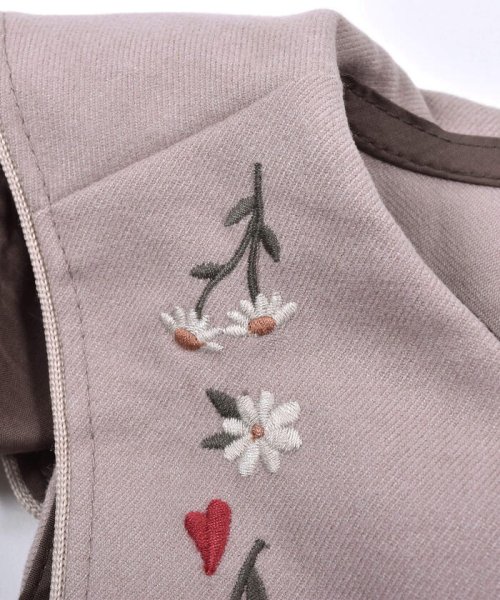 SLAP SLIP(スラップスリップ)/【 お揃い 】 セーラー カラー 花 刺繍 ジャンパースカート (90~130c/img06