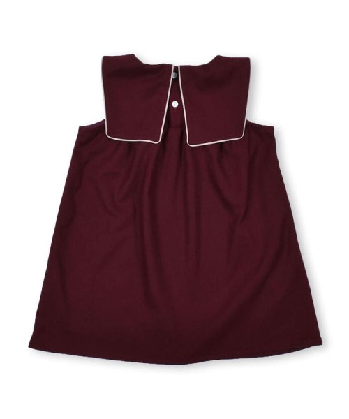 SLAP SLIP(スラップスリップ)/【 お揃い 】 セーラー カラー 花 刺繍 ジャンパースカート (90~130c/img13