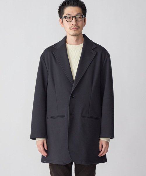 SHIPS: ダウンファブリック ストレッチ ハーフコート (チェスターコート) ストレッチ 品番 セットアップ対応 身長 やせ型/普段サイズ チェスターコート ハーフコート コーデュロイ 170cm/体重 53kg/体型 177cm/体重 62kg/体型