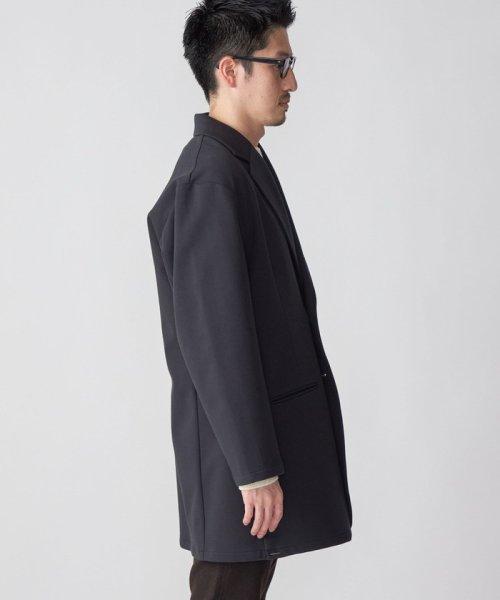 SHIPS: ダウンファブリック ストレッチ ハーフコート (チェスターコート) ストレッチ 品番 セットアップ対応 身長 やせ型/普段サイズ チェスターコート ハーフコート コーデュロイ 170cm/体重 53kg/体型 177cm/体重 62kg/体型