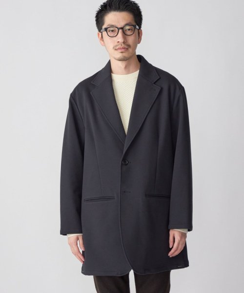 SHIPS: ダウンファブリック ストレッチ ハーフコート (チェスターコート) ストレッチ 品番 セットアップ対応 身長 やせ型/普段サイズ チェスターコート ハーフコート コーデュロイ 170cm/体重 53kg/体型 177cm/体重 62kg/体型