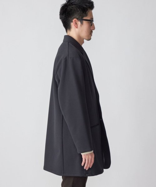 SHIPS: ダウンファブリック ストレッチ ハーフコート (チェスターコート) ストレッチ 品番 セットアップ対応 身長 やせ型/普段サイズ チェスターコート ハーフコート コーデュロイ 170cm/体重 53kg/体型 177cm/体重 62kg/体型