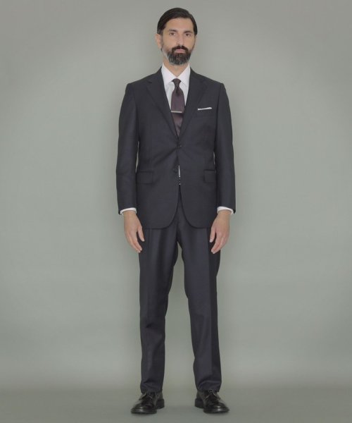 MACKINTOSH LONDON(MACKINTOSH LONDON（メンズ）)/【OX BRIDGE】【VITALE BARBERIS CANONICO/ヴィターレ・バルベリス・カノニコ】ツイル無地スーツ/img02