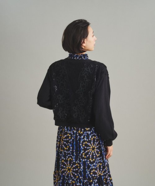 レース刺繍カーディガン 