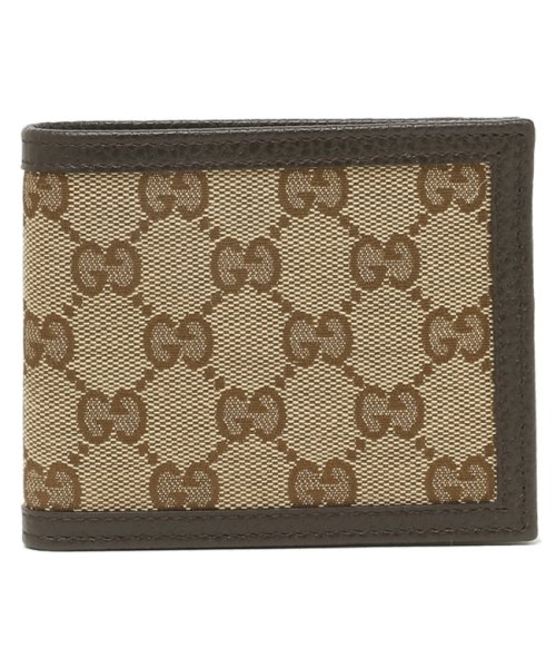 GUCCI(グッチ)/グッチ アウトレット 二つ折り財布 GGレザー ベージュ ブラウン レディース GUCCI 260987 KY9LN 9903/img05