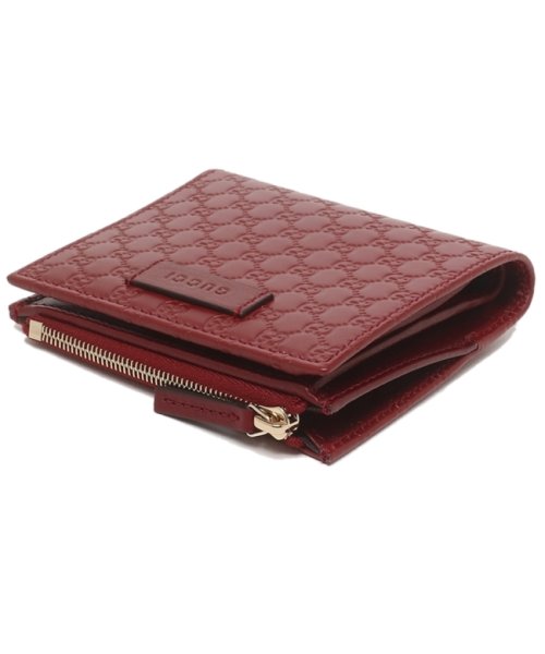 グッチ アウトレット 二つ折り財布 GGレザー ミニ財布 レッド メンズ GUCCI 510318 BMJ1G 6420 GUCCI グッチ アウトレット 二つ折り財布 GGレザー ミニ財布 レッド メンズ BMJ1G