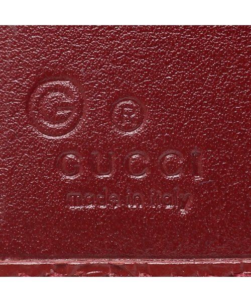 グッチ アウトレット 二つ折り財布 GGレザー ミニ財布 レッド メンズ GUCCI 510318 BMJ1G 6420 GUCCI グッチ アウトレット 二つ折り財布 GGレザー ミニ財布 レッド メンズ BMJ1G