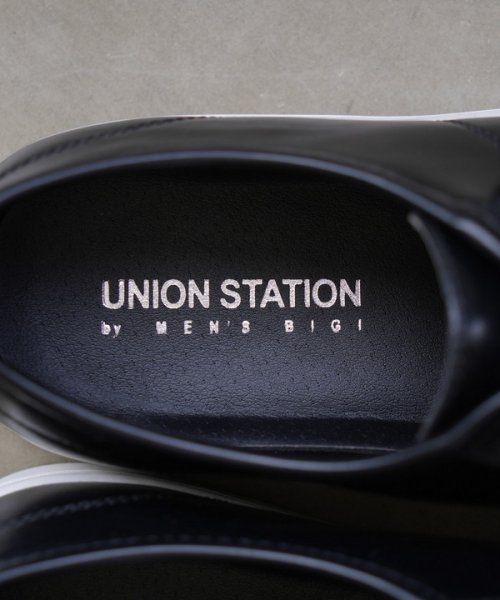 UNION STATION(ユニオンステーション)/コンビシンセティックレザースニーカー/img08