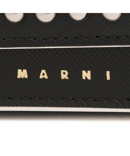 MARNI(マルニ)/マルニ 三つ折り財布 トランク ミニ財布 ブラック メンズ レディース MARNI PFMOW02ULP LV520 Z589W/img06