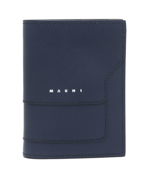 MARNI(マルニ)/マルニ 二つ折り財布 ミニ財布 ネイビー メンズ レディース MARNI PFMI0046U0 LV520 Z573N/img05