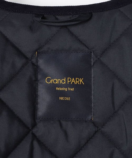 Grand PARK(グランドパーク)/洗えるリバーシブル　キルティングブルゾン/img09