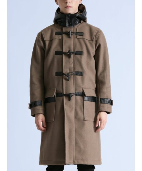 ウールライク ダッフルコート メンズ ブルゾン ライトアウター コート ビジネス カジュアル アウター 通勤 仕事 厚手 薄手 軽い 軽量 メンズ ライトアウター ビジネス カジュアル アウター 通勤 厚手 薄手 軽い