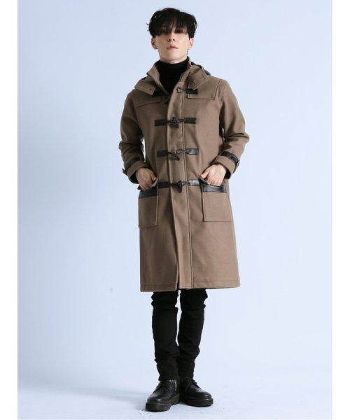 ウールライク ダッフルコート メンズ ブルゾン ライトアウター コート ビジネス カジュアル アウター 通勤 仕事 厚手 薄手 軽い 軽量 メンズ ライトアウター ビジネス カジュアル アウター 通勤 厚手 薄手 軽い