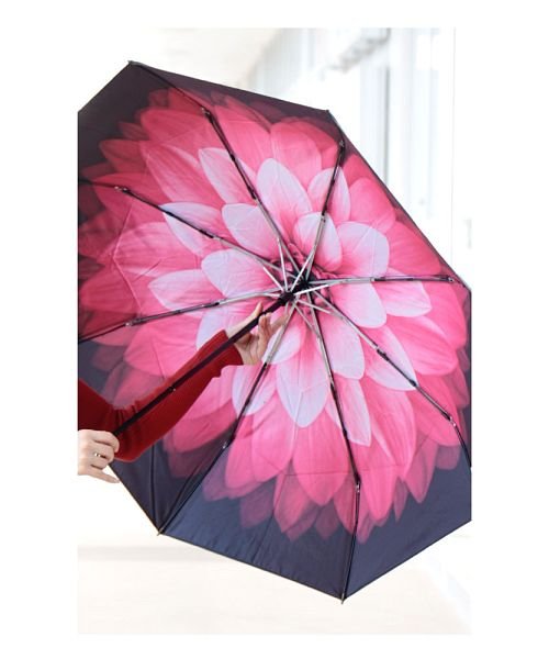 Sawa a la mode(サワアラモード)/大輪の花咲く晴雨兼用折りたたみ傘/img18