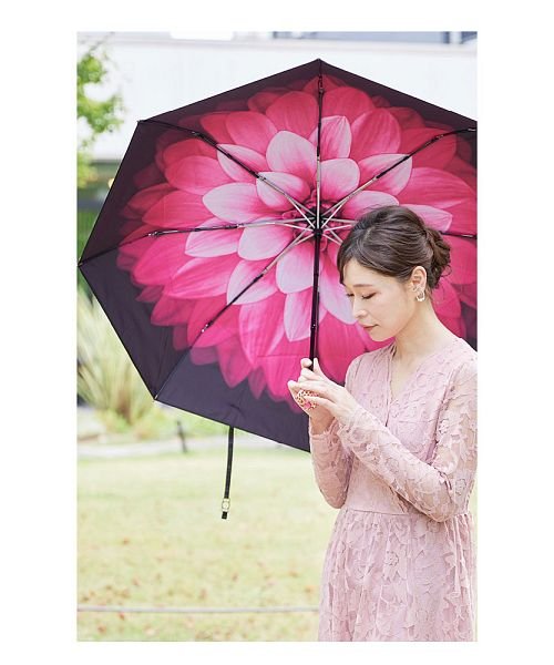 Sawa a la mode(サワアラモード)/大輪の花咲く晴雨兼用折りたたみ傘/img19