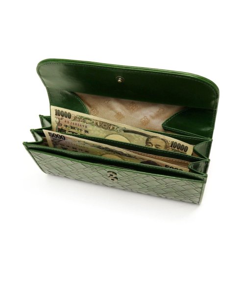 ダコタ 長財布 Dakota アロマティコ 財布 ギャルソン 小銭入れ かぶせ フラップ 本革 レザー 革 ロングウォレット メッシュ 軽量 0030823 ×1└