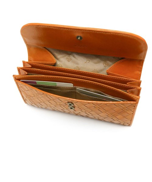 ダコタ 長財布 Dakota アロマティコ 財布 ギャルソン 小銭入れ かぶせ フラップ 本革 レザー 革 ロングウォレット メッシュ 軽量 0030823 ×1└