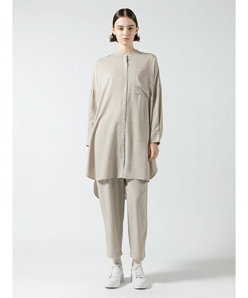 mizuiro ind R/Tスタンドカラーシャツ 