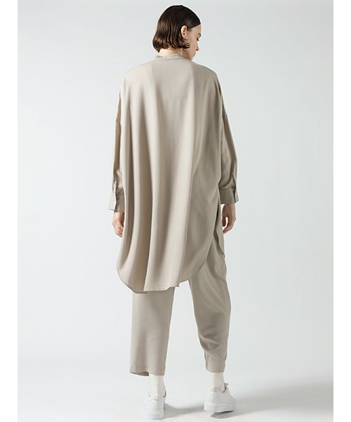 mizuiro ind R/Tスタンドカラーシャツ 