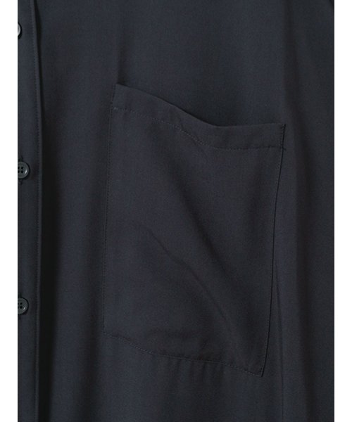 mizuiro ind R/Tスタンドカラーシャツ 