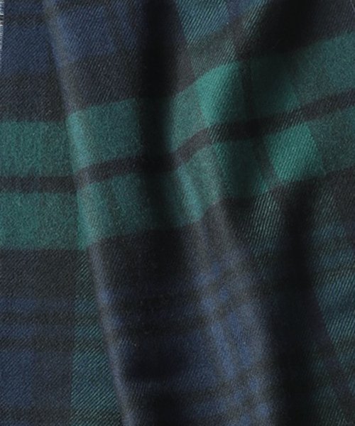 Johnstons(ジョンストンズ)/【Johnstons / ジョンストンズ】タータン チェック 無地 ストール / マフラー WD000446AW22　PLAIN/TARTAN メリノウール/img14