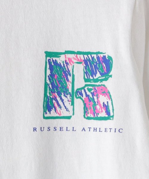 SHIPS KIDS(シップスキッズ)/【SHIPS KIDS別注】RUSSELL ATHLETIC:100～160cm / カラーリング ロゴ 長袖 TEE/img20