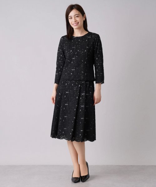 【セレモニー】レースブラウススーツ 