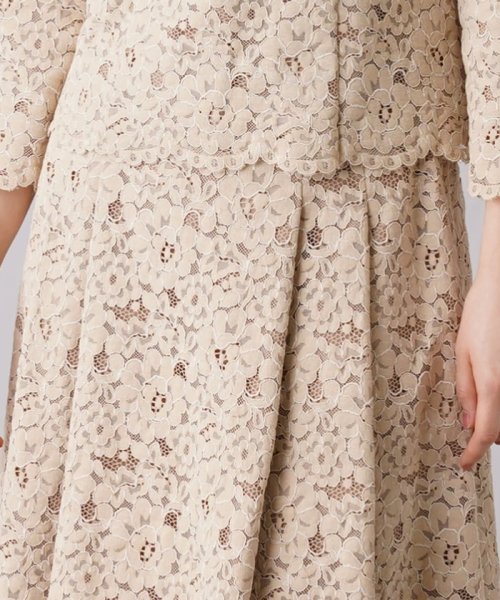 【セレモニー】レースブラウススーツ 