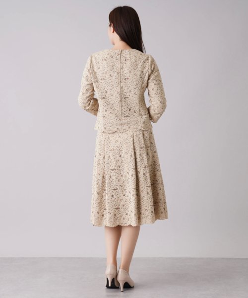 【セレモニー】レースブラウススーツ 