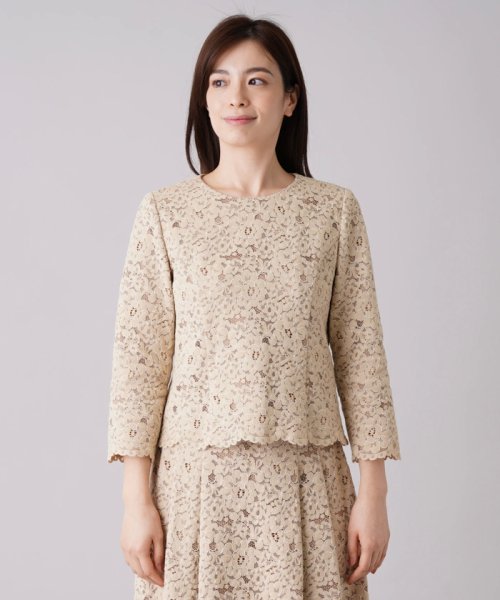 【セレモニー】レースブラウススーツ 