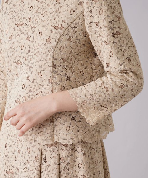 【セレモニー】レースブラウススーツ 