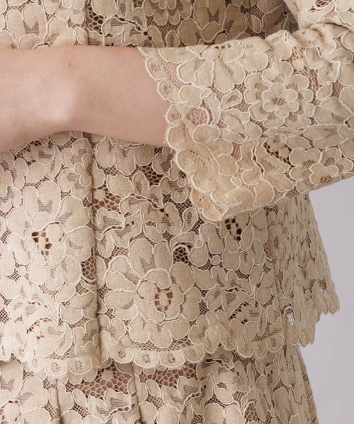 【セレモニー】レースブラウススーツ 