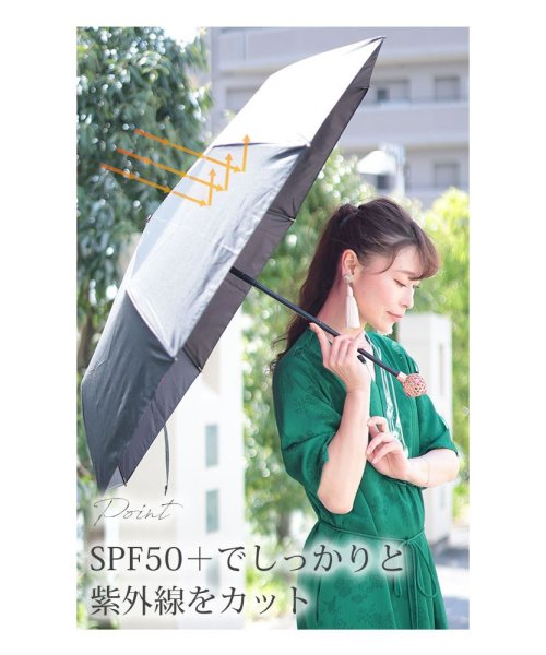 Sawa a la mode(サワアラモード)/大輪の花咲く晴雨兼用折りたたみ傘/img04