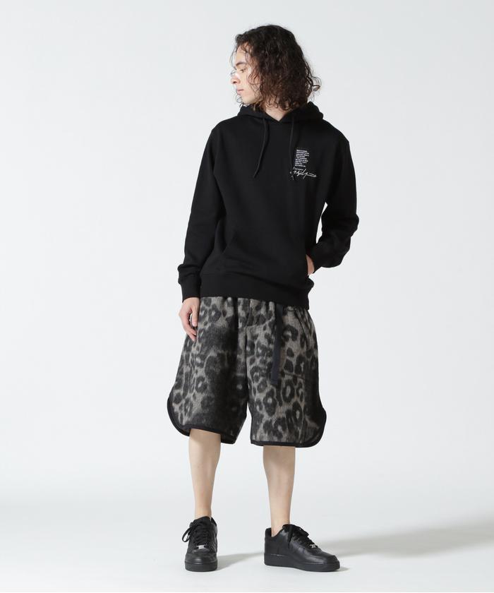 Y-3/ワイスリー/M LEO FLEECE FOOTBALL SHORTS/レオパードフリースショーツ