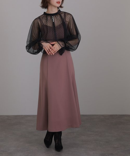 2WAYフロッキードットボレロ＆キャミワンピース 