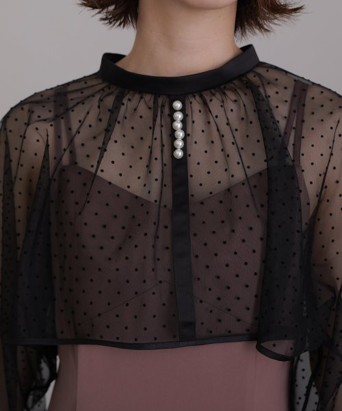 2WAYフロッキードットボレロ＆キャミワンピース 