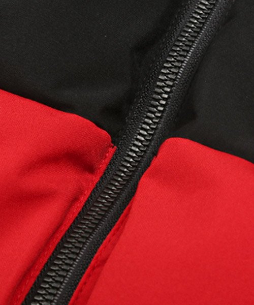 LUXSTYLE(ラグスタイル)/袖ロゴ中綿スタンドブルゾン/中綿ジャケット メンズ ブルゾン スタンドカラー 袖ロゴ プリント/img18