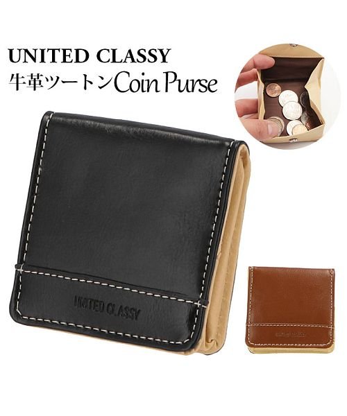 BACKYARD FAMILY(バックヤードファミリー)/ユナイテッドクラッシー UNITED CLASSY W－269 牛革 ツートン 小銭入れ/img01