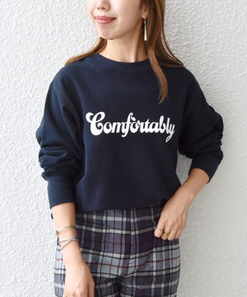 SHIPS any WOMEN(シップス　エニィ　ウィメン)/【SHIPS any別注】THE KNiTS: デザイン ロゴ スウェット/img36