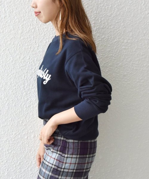 SHIPS any WOMEN(シップス　エニィ　ウィメン)/【SHIPS any別注】THE KNiTS: デザイン ロゴ スウェット/img37