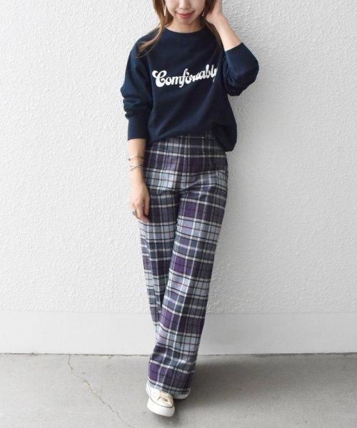 SHIPS any WOMEN(シップス　エニィ　ウィメン)/【SHIPS any別注】THE KNiTS: デザイン ロゴ スウェット/img38
