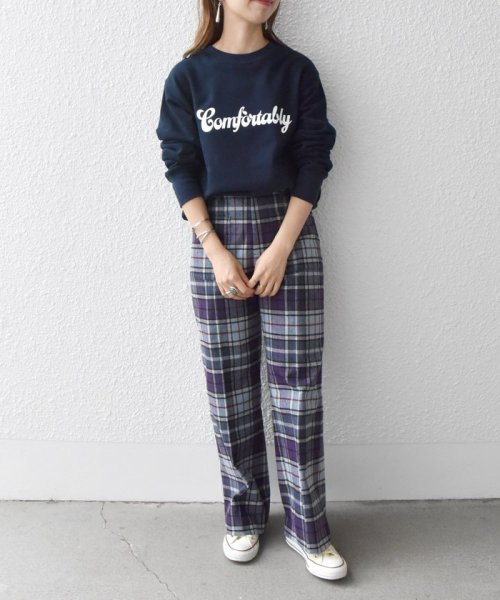 SHIPS any WOMEN(シップス　エニィ　ウィメン)/【SHIPS any別注】THE KNiTS: デザイン ロゴ スウェット/img39