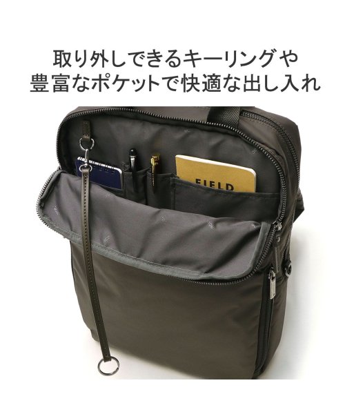 【日本正規品】エースジーン ビジネスリュック ace.GENE スリファム SLIFEMME A4 9L 薄型 13.3インチ PC 撥水 抗菌 11471 ×1└ 内蔵　ポケット XS