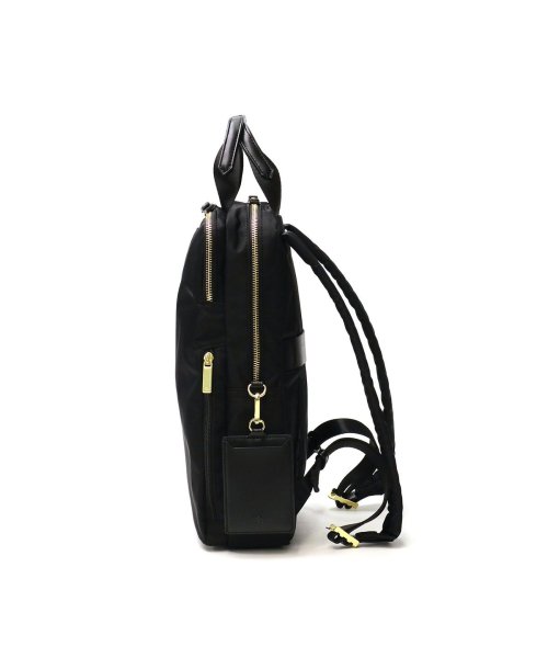 【日本正規品】エースジーン ビジネスリュック ace.GENE スリファム SLIFEMME A4 9L 薄型 13.3インチ PC 撥水 抗菌 11471 ×1└ 内蔵　ポケット XS