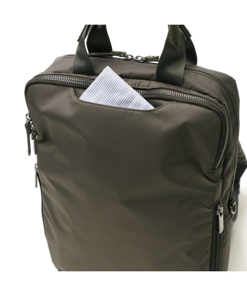 【日本正規品】エースジーン ビジネスリュック ace.GENE スリファム SLIFEMME A4 9L 薄型 13.3インチ PC 撥水 抗菌 11471 ×1└ 内蔵　ポケット XS