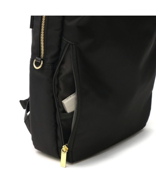 【日本正規品】エースジーン ビジネスリュック ace.GENE スリファム SLIFEMME A4 9L 薄型 13.3インチ PC 撥水 抗菌 11471 ×1└ 内蔵　ポケット XS