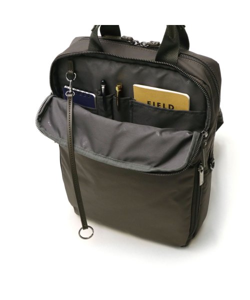 【日本正規品】エースジーン ビジネスリュック ace.GENE スリファム SLIFEMME A4 9L 薄型 13.3インチ PC 撥水 抗菌 11471 ×1└ 内蔵　ポケット XS