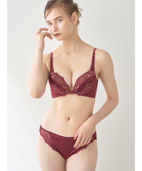 LILY BROWN Lingerie(LILY BROWN Lingerie)/【LILY BROWN Lingerie】サテン アイラッシュレース ブラ(A－H)/img14