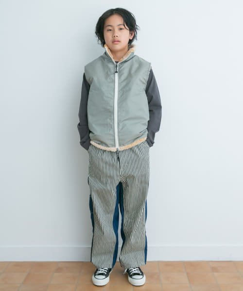 URBAN RESEARCH DOORS（Kids）(アーバンリサーチドアーズ（キッズ）)/DENIM DUNGAREE　ボア レベル7 リバーシブルベスト(KIDS)/img04